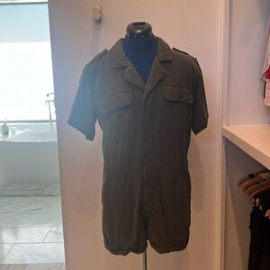 Lucky Brand small olive color romper worn once